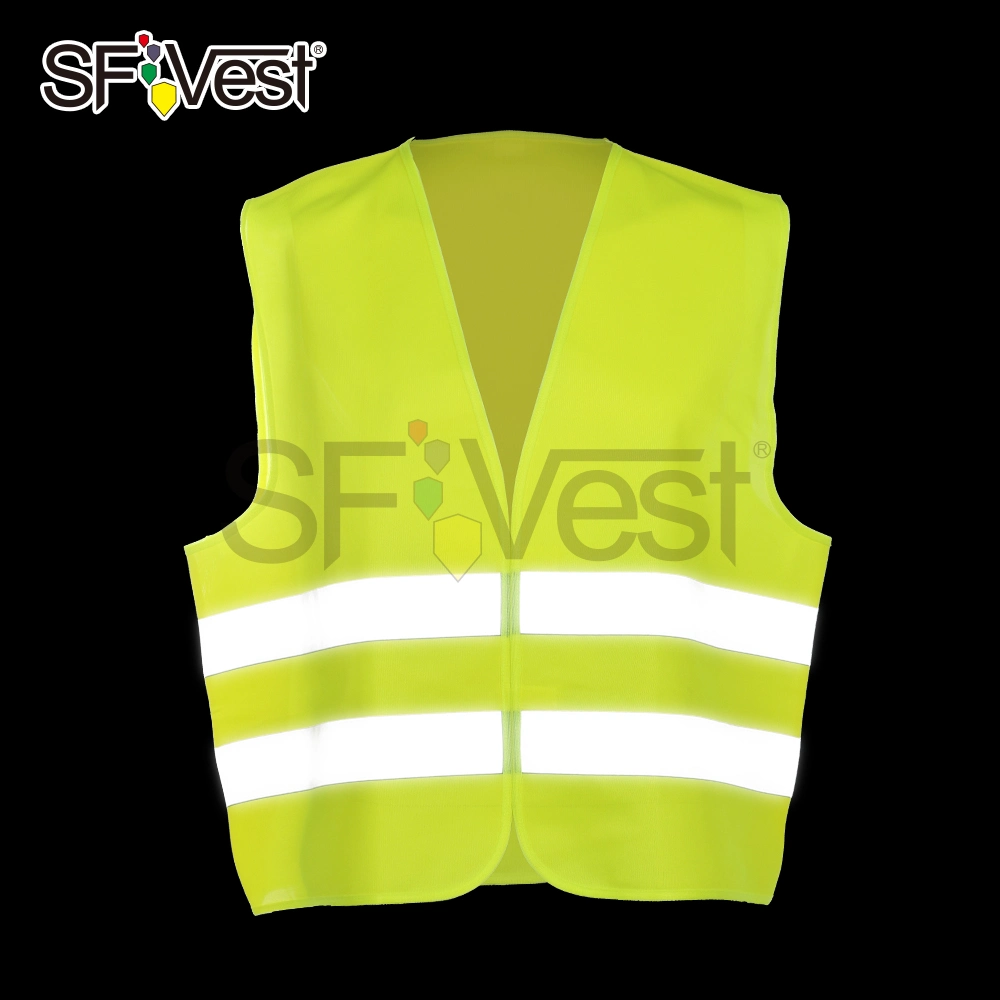 2020 High-Visibility Reflective Safety Vest Sfv01 with En ISO 20471