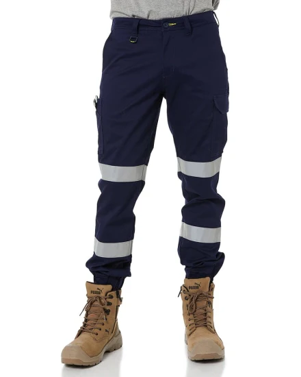 Großhandel für Herren-Hosen, Arbeit, Outdoor, Sicherheit, reflektierende Taschen-Uniform, individuelle Wander-Marineblaue taktische Cargo-Hose