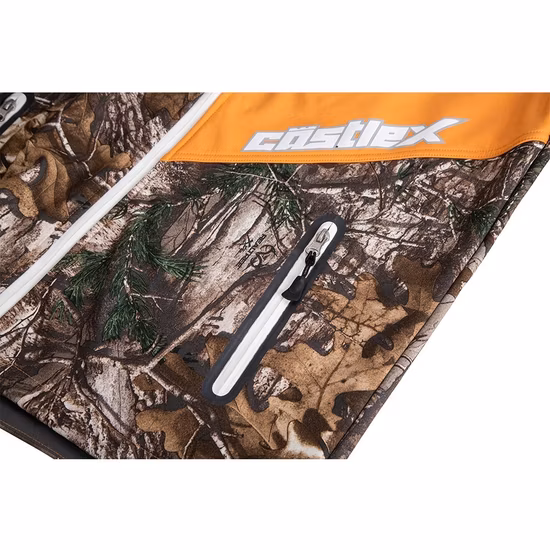 Wasserdichter Camouflage-Ski-Outdoor-Winter-warmer Winter-Schneemantel für Herren mit Kapuze